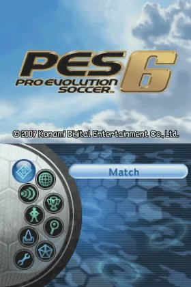 Pro Evolution Soccer 6 (Europe) (En,Fr,De,Es,It) (Rev 1) screen shot title